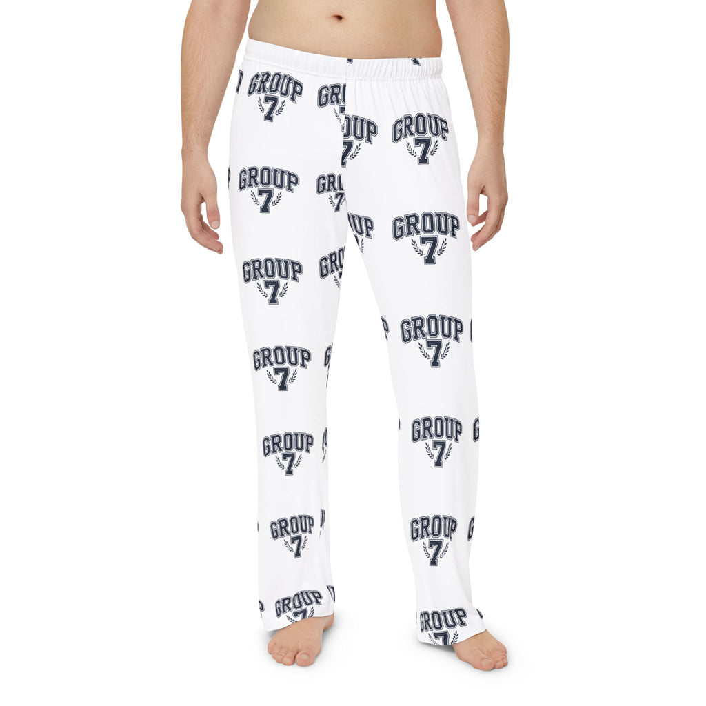 Men's Pajama Pants with Group 7 Print, Cozy Sleepwear TikTok viral