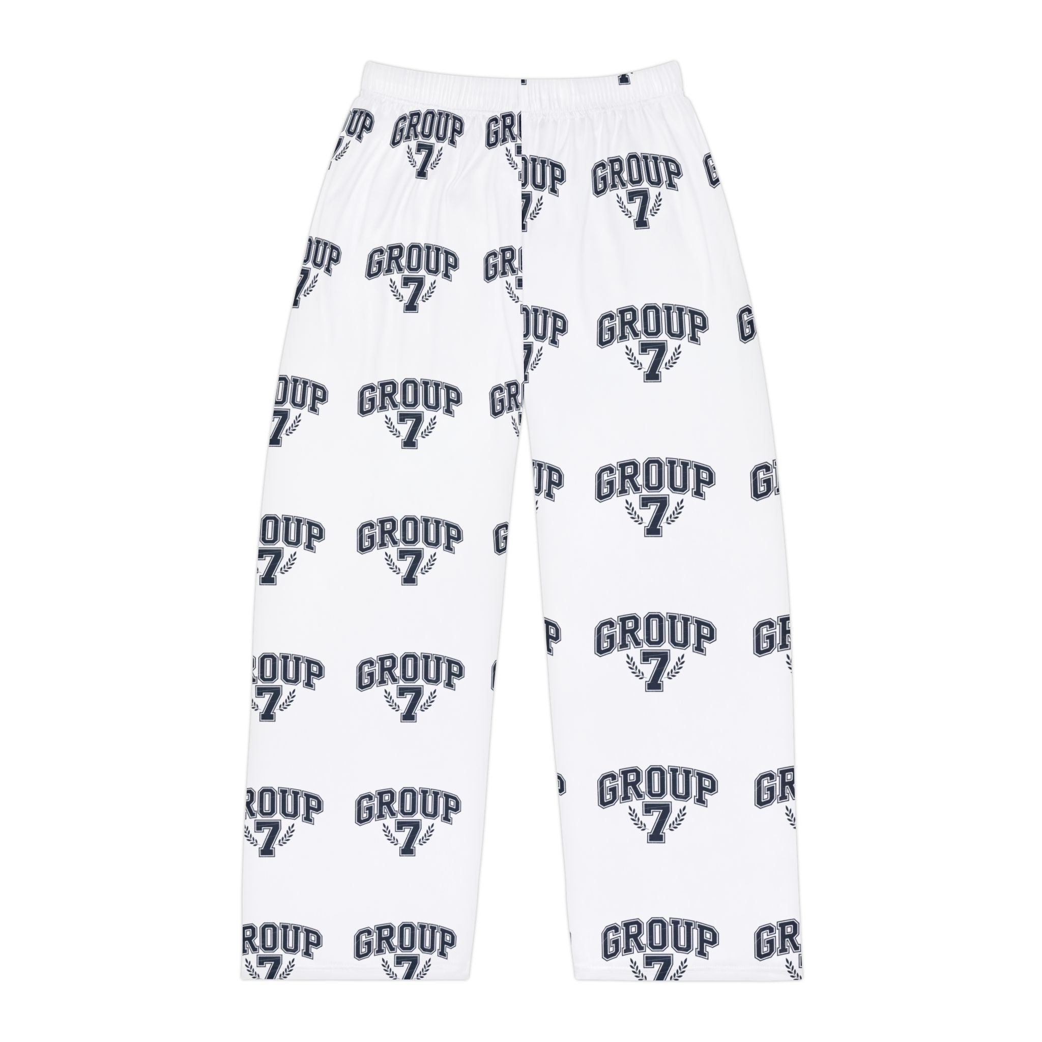 Men's Pajama Pants with Group 7 Print, Cozy Sleepwear TikTok viral