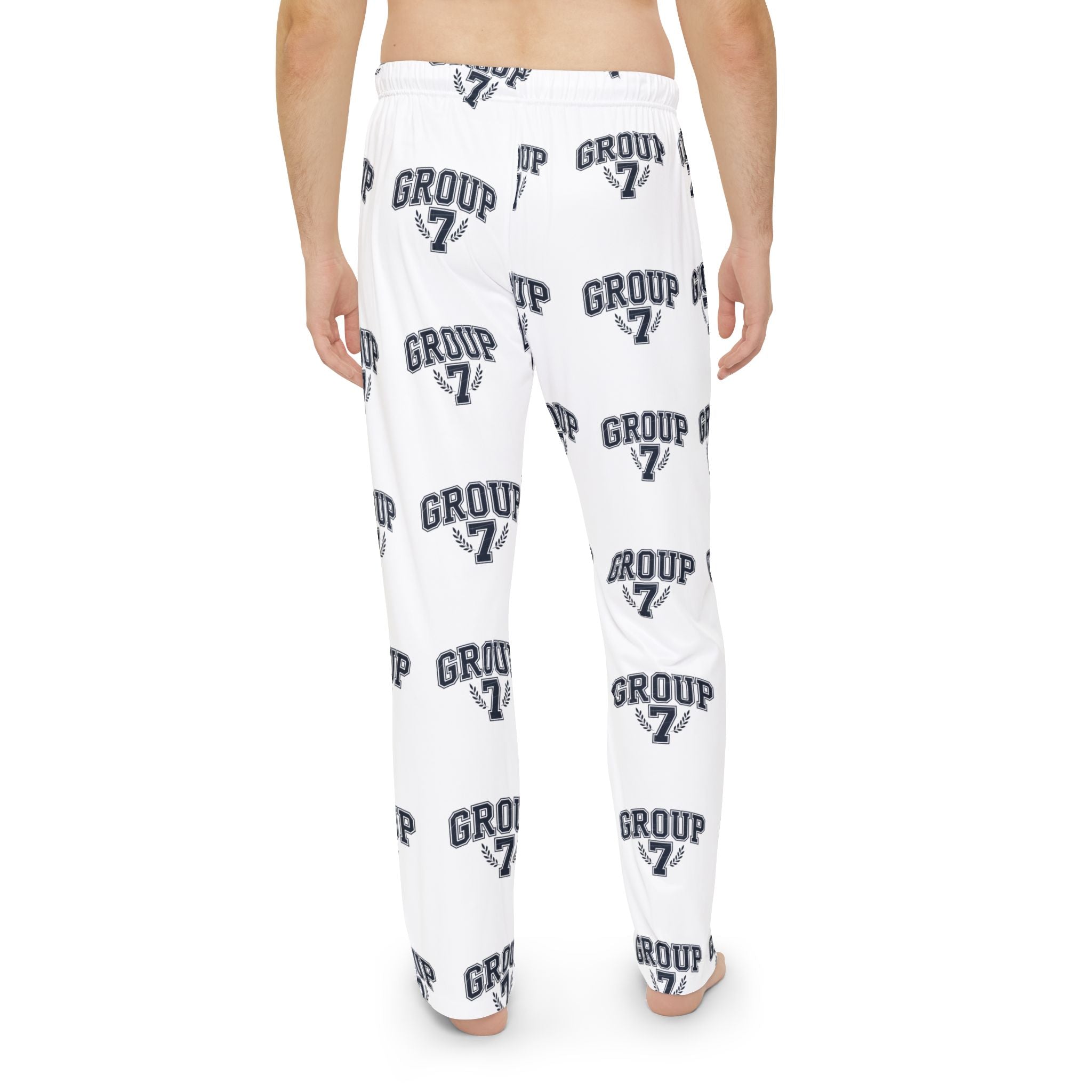 Men's Pajama Pants with Group 7 Print, Cozy Sleepwear TikTok viral