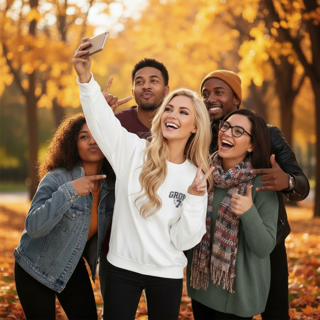 Group 7 Cozy Unisex Crewneck Sweatshirt